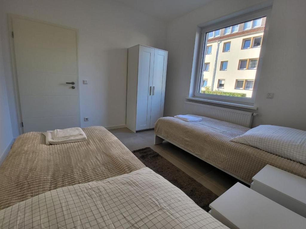 Monteurzimmer Mit Zwei Einzelnen Betten In Einer 3Zi Wohnung Mit Kuche Und Bad Osnabrück Extérieur photo